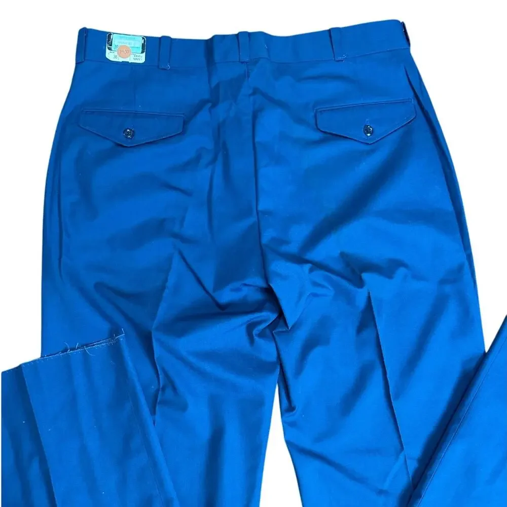NWT Vintage 80s Woolrich Flat Front Unhemmed Pants 36